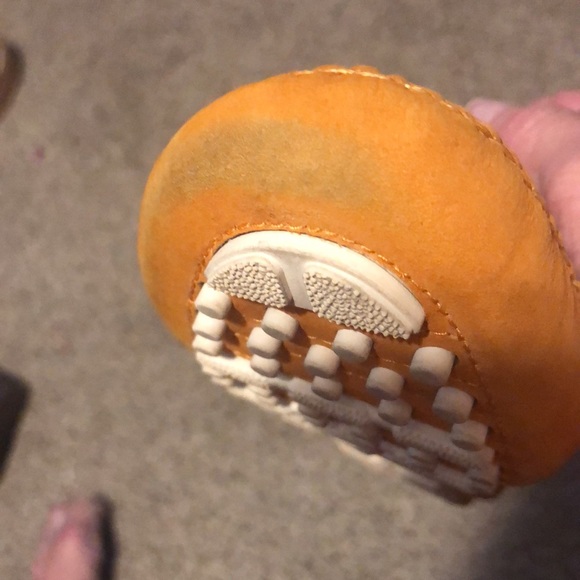 Cole Haan +Nike Air Collaboration Orange Suede Driving Loafer - Picture 10 of 11